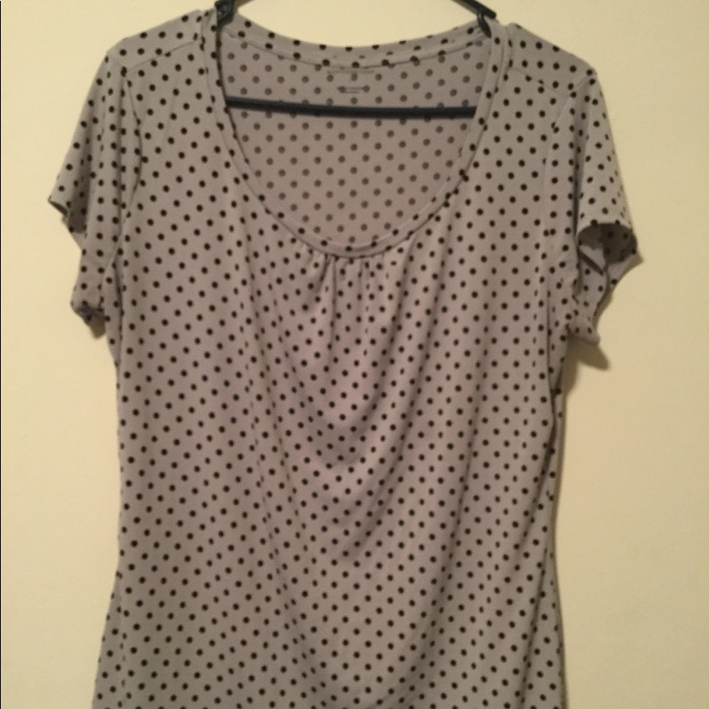 Polka dot top. 2 tops for $7.00.